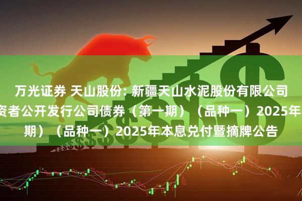 万光证券 天山股份: 新疆天山水泥股份有限公司2022年面向专业投资者公开发行公司债券（第一期）（品种一）2025年本息兑付暨摘牌公告