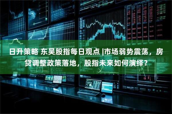 日升策略 东吴股指每日观点 |市场弱势震荡，房贷调整政策落地，股指未来如何演绎？