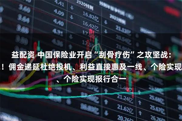益配资 中国保险业开启“刮骨疗伤”之攻坚战：重磅改革！佣金递延杜绝投机、利益直接惠及一线、个险实现报行合一