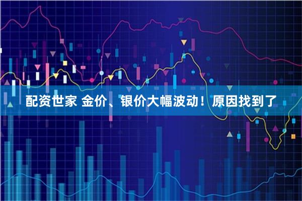 配资世家 金价、银价大幅波动！原因找到了