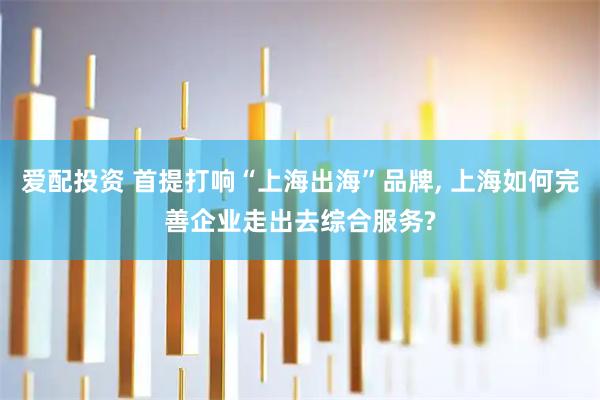 爱配投资 首提打响“上海出海”品牌, 上海如何完善企业走出去综合服务?